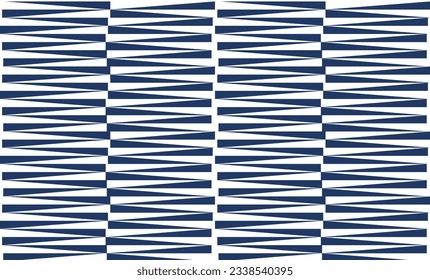 blue and white striped background, in spike style repeat seamless pattern design for fabric printing or wallpaper or background 