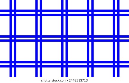 Fondo cruzado a rayas azul blanco, cuadrícula azul bicolor, diseño de Imagen de Vector de ilustración para la impresión de tela, patrón de repetición