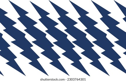 blue and white stripes, Blue thunder bolt repeat pattern, replete image design for fabric printing
