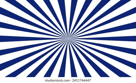 Blue and white sunburst background	