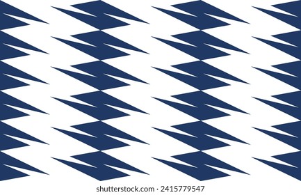 blue and white thunder repeat seamless pattern background, replete image design for fabric printing, blue lightning bolts seamless pattern. Thunderbolts repeating background. Storm and lightning
