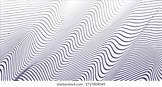 Fondo de tira inclinada inclinada azul y blanco. Patrón sin costuras de línea de corte delgado. Fondo de líneas diagonales finas repetidas. Fondo de pantalla a rayas.  Repetición de superposición de textura lineal oblicua