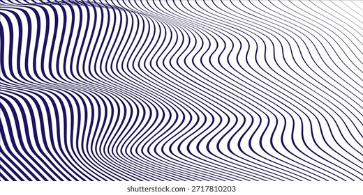 Fondo de tira inclinada inclinada azul y blanco. Patrón sin costuras de línea de corte delgado. Fondo de líneas diagonales finas repetidas. Fondo de pantalla a rayas.  Repetición de superposición de textura lineal oblicua