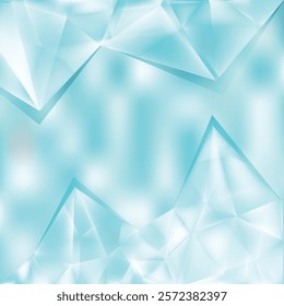 Blue and White Triangle Background Pattern Illustrator