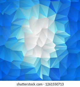 blue white triangles. abstract background. layout for advertising