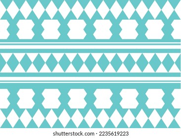 blue  and white tribal traditional ikat ethnic pattern, design for ikat background, argyle fabric, blue gingham. Produced in many traditional textile centers around the world. including in India