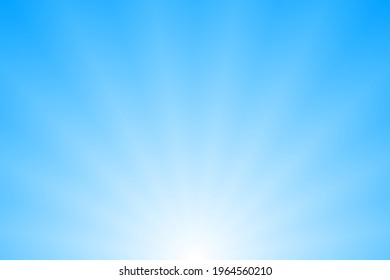 Blue and white upper radiation background.