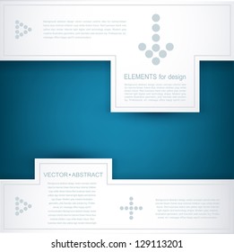 blue and white vector background (design element for business)