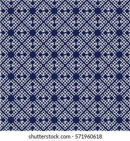 Blue and white, vector pattern.