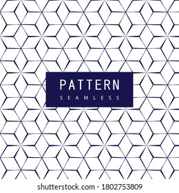 Blue and white vector pattern design, modern and stylish. Vector illustration.