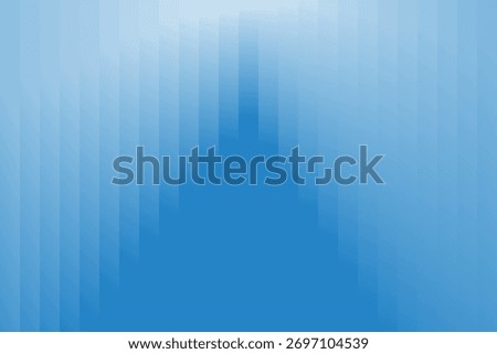 Blue and white vertical blocks digital abstract gradient background