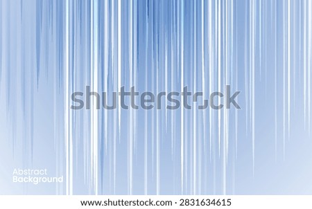Blue White Vertical Rain Line Background Icicle Falling Motion Design