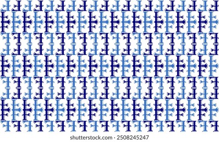 blue and white vintage European background, white and blue fence pattern, blue abstract background repeat seamless style, replete image design for fabric printing patter, vertical strip line
