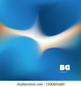 Blue and White Wallpaper, Background, Flyer or Cover Design for Your Business with Abstract Blurred Pattern - Applicable for Reports, Presentations, Placards, Posters - Creative Vector Template
