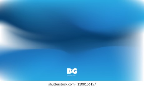 Blau-weißes Bildschirmhintergrund, Hintergrund, Flyer- oder Deckungsdesign für Ihr Unternehmen mit abstraktem, unscharfem Muster - Gilt für Berichte, Präsentationen, Plakate, Poster - kreatives Vektordesign-Muster