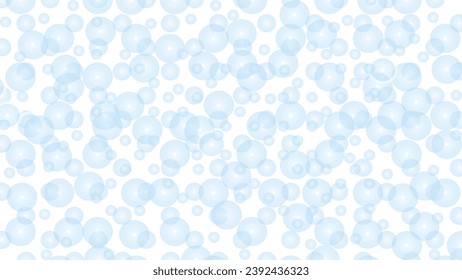 Blue and white water drops background