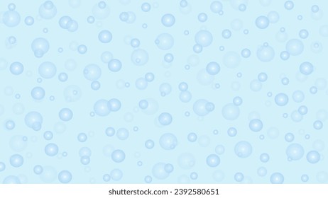 El agua azul y blanca cae sobre el fondo
