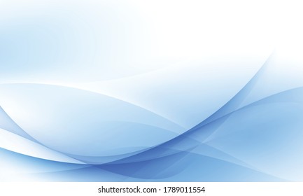 Blue and white wave background Soft background