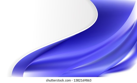 Blue and White Wave Business Background