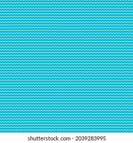 Blue and white wave pattern. Wave line pattern. Seamless wavy texture. Vector illustration. 