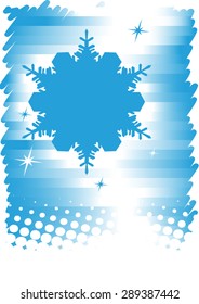 Blue white winter background.Ski banner