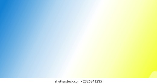 Fondo azul blanco y amarillo con degradación. suave, multicolor, sitio web, elemento - Vector