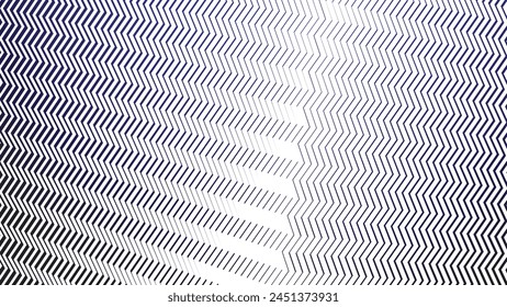 Fondo de zigzag azul y blanco abstracto para el fondo o la presentación