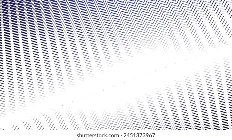 Fondo de zigzag azul y blanco abstracto para el fondo o la presentación