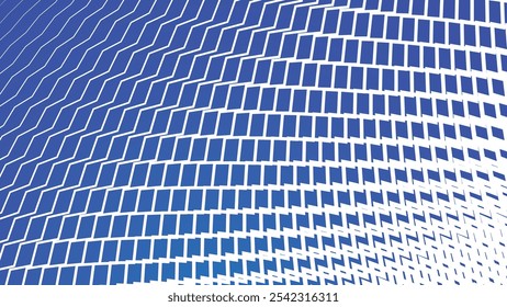 Fondo de Vector abstracto de patrón de zig zag blanco azul