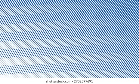 Blue and White Zigzag Stripes Line Abstract Background with Modern Dynamic Geometric Pattern Design