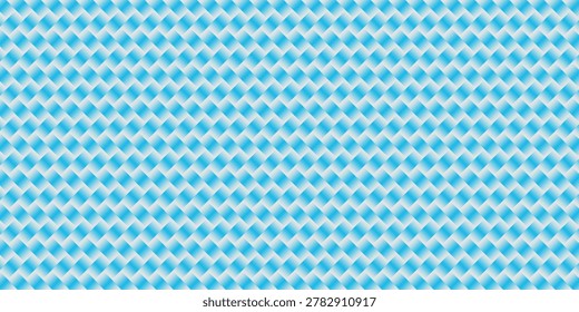 Blue wicker texture seamless pattern. eps10