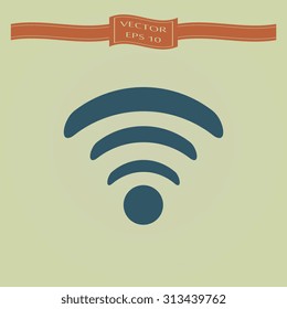 Blue Wi-Fi Icon 
