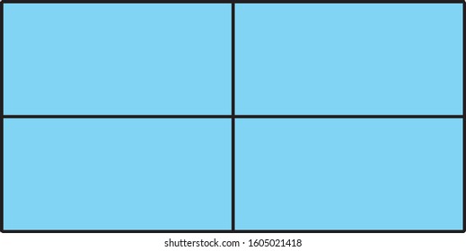 blue windows illustration vector icon