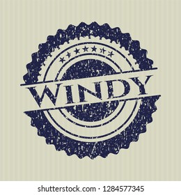 Blue Windy rubber grunge texture seal