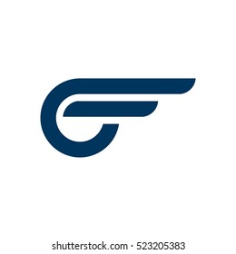 Blue Wing Automotive Logo Template Illustration Design. Vector EPS 10.