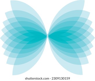 blue wing can also be used as a logo