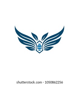 Blue Wing Logo