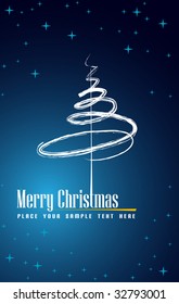 Fondo de invierno azul