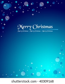 Blue winter background