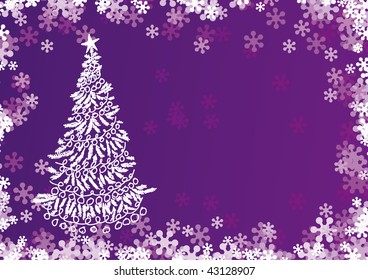  Blue winter background