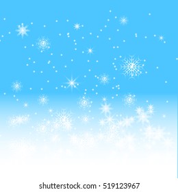 blue winter background