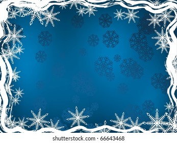 blue winter background. Holiday image