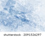 Blue winter frost grunge textural background. Vector design