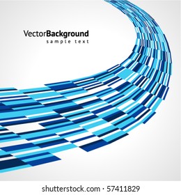 Blue wire line vector background