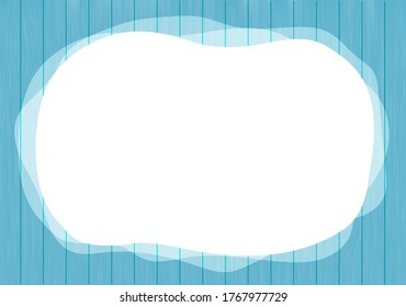 Blue wood background / vector