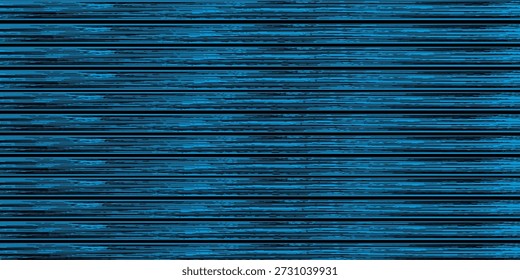 Blue Wood panel vintage texture background retro grunge resource. Vector. Eps10