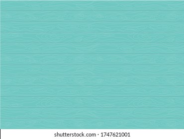 Blue wood texture background. Wood texture table or wooden floor. Boards on the floor or wall. Laminate, parquet, flooring. Flat cartoon wood illustration.