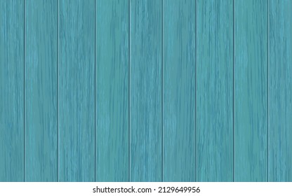 Blue wooden plank fence texture. Vector background. Can be used for wallpaper, wrapping, banner, web page, presentation, business card template 