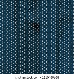 The blue wooden texture with ethnic pattern. Vector illustration.
