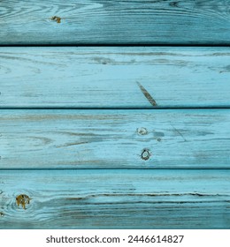 Blue wooden vector wall background